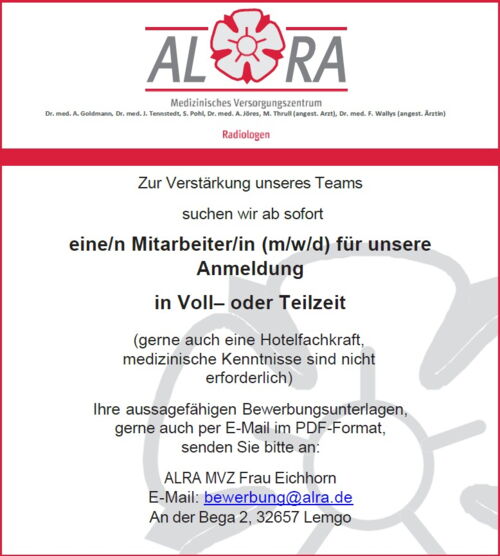 Stellenangebot Verwaltung